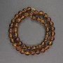 Amber Beads Smooth Ball 8mm diameter, length 40cm