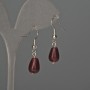 Earrings - Tonal Pink Quartz 8×12mm ±, length 32mm ±