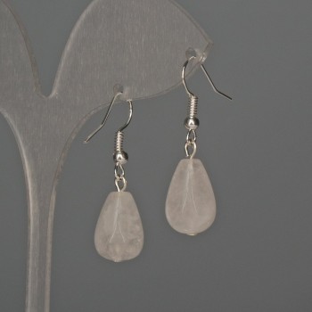 Earrings Mountain Crystals drop 10x15mm±, length 35mm±