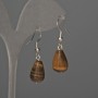 Earrings Tiger’s Eye Drop 10x15mm±, length 35mm±