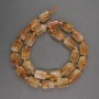 Citrine Beads, Faceted Cylinders, 8×13 mm ±, 4 mm+ bead diameter, 40 cm+ length
