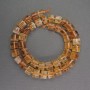 Citrine Beads Cylindrical 9x7mm, 41cm length