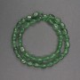Green Aventurine Tumbled Beads 6×9 mm, length 39 cm