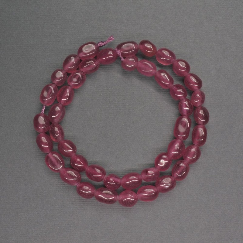 Tourmaline Faceted Beads, 6×9 mm, approx. 39 cm length