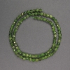 Chrome diopside Beads faceted round 4mm diameter, thread length 39cm ±