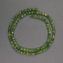 Chrome diopside Beads faceted round 4mm diameter, thread length 39cm ±