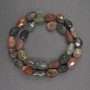 Jasper Beads Multicolour Faceted Round Beads 10x14mm ±, Length 41cm ±