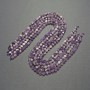 Amethyst Beads, Natural Stone, Assorted Colours, Faceted, 6mm diameter ±, Length 39cm ±