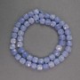 Aquamarine Beads, Faceted Cubes, 7mm Diameter, Thread Length 39cm
