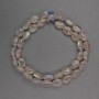 Natural Labradorite Beads Oval, 8×11×5mm approx, 40cm length