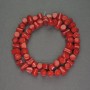 Natural Red Coral Beads Chips, Diameter 7x9mm+-, Length 41cm+