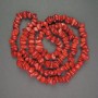 Natural Red Coral Beads, Chip, Diameter 8-10mm+-, Length 80cm+