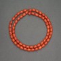 Natural Coral Beads Orange Barrel, Diameter 5x6mm+-, Length 40cm+
