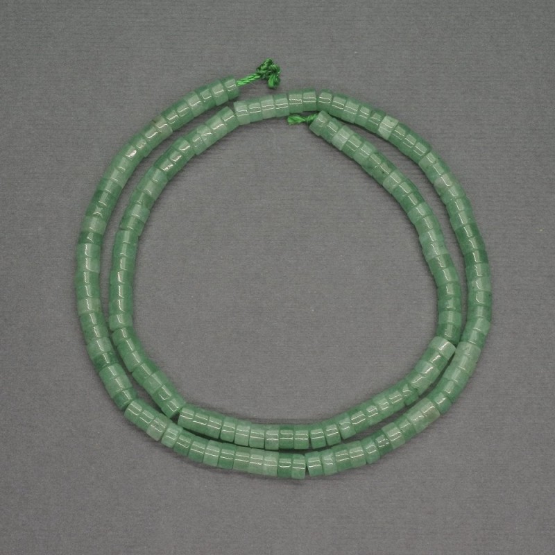 Natural Stone Jade Rondelle Beads, Diameter 4x2mm+-, Length 38cm+