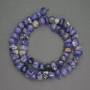 Natural Stone Beads Sodalite Nugget, diameter 8mm+/-, length 40cm+