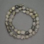 Natural Stone Beads Labradorite Nugget, diameter 8mm+/-, length 39cm+