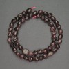 Natural Stone Beads Garnet Tumbled, Diameter 6mm+-, Length 39cm+
