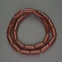 Natural Stone Carnelian Beads, Cylinder, Diameter 8x15mm+-, Length 40cm+