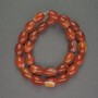 Natural Sardonyx Barrel Beads, diameter 10x13mm+/-, length 38cm+