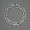 Natural Aquamarine Beads Faceted Round, Diameter 5mm+-, Length 39cm+