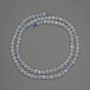 Natural Aquamarine Beads Faceted Round, Diameter 4mm+-, Length 39cm+