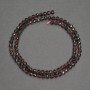 Garnet natural stone beads faceted bead, diameter 4.5 mm±, length 39 cm±