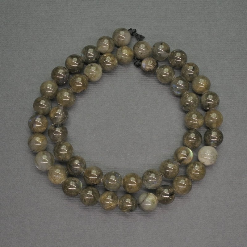 Natural Labradorite Beads Smooth Round, Diameter 8mm+-, Length 39cm+