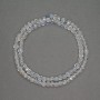 Beads Natural Stone Topaz Small Faceted Cube, Diameter 4mm+-, Length 39cm+