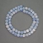 Aquamarine Beads, Faceted Cube Shape, 7mm Ø, 39cm Length