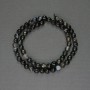 Agate Faceted Round Beads, diameter 6mm+/- on a strand, length 37cm+