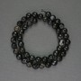 Agate Faceted Round Beads, diameter 8mm+/- on a strand, length 37cm+
