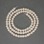 River White Pearls on a Thread, Diameter 4x3.5mm+ on a Thread, Length 36cm+