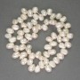 River White Pearls Oval on a Strand, diameter 7x7-9mm+/- on a strand, length 40cm+