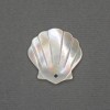 Shell Pendant made of Natural Mother-of-Pearl 22x22mm+