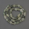Rutilated Quartz Tumbled Beads on a Strand, 8-10x7mm, Length 40cm+