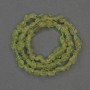 Chrysolite Raw Stone Tumbled Beads, 6-9x5mm+- on a Strand, Length 38cm+