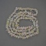 Beads Assorted Chips on Fishing Line, diameter 6-10x2-4mm+/-, length 80cm+