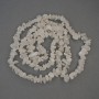 Beads Rock Crystal Chips 5-14x3-6mm+/- on fishing line, length 76cm+