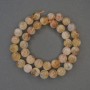 Beads Natural Stone Citrine Smooth Round, diameter 10mm+/-, length 39cm+