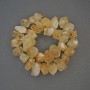 Beads Natural Stone Citrine Faceted, diameter 14-18x11-14mm+/-, length 39cm+