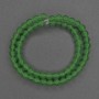 Chrysoprase Beads Smooth Round, Diameter 6mm+/- on Nylon Thread, Length 38cm+