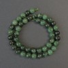 Emerald Smooth Round Beads, Diameter 8.5mm+/-, Length 39cm+/- on String