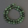 Emerald Smooth Round Beads, Diameter 8.5mm+/-, Length 39cm+/- on String