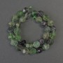 Fluorite Faceted Beads, Diameter 12x10mm+/-, Length 37cm+/- on String