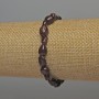 Garnet Bracelet, Tumbled, Diameter 5-11x5-7mm+/-, Length 18cm+/- Stretch