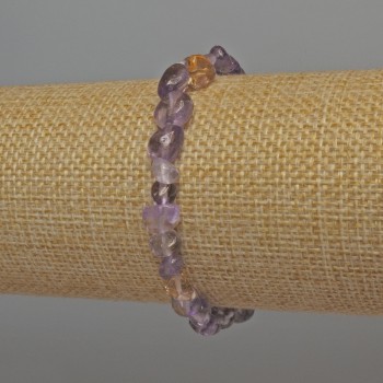 Ametrine Tumbled Bracelet, diameter 7-9x7mm+-, length 18cm+- stretch