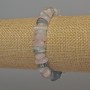 Morganite Chip Bracelet, diameter 10-13x2-4mm+-, length 18cm+- stretch