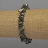 Pyrite Chip Bracelet, diameter 7-10x3-7mm+-, length 18cm+- stretch