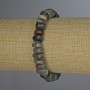 Jasper Tumbled Bracelet, diameter 10x5mm+/-, length 18mm+/- stretch