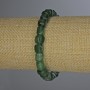 Chrysoprase Cube Bracelet 7x7mm+/-, Length 18cm+/- Stretch